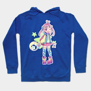 Anime girl V3 Hoodie